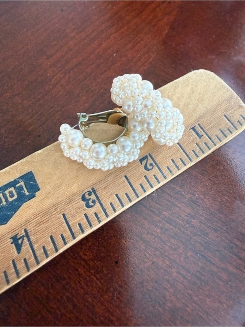 Vintage Faux Pearl ClipOn Earrings
